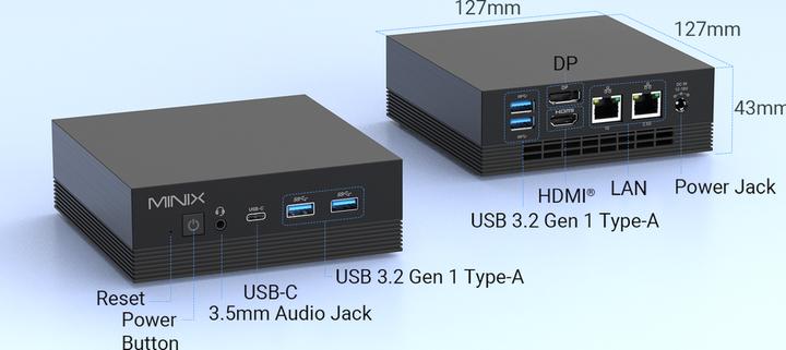 Produktbild Minix NEO Z150-Aero (Intel N150, 16 GB, 512 GB)
