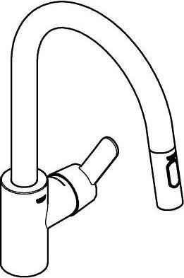 Actual product image Grohe Get Einhand-Spültischbatterie, 1/2"