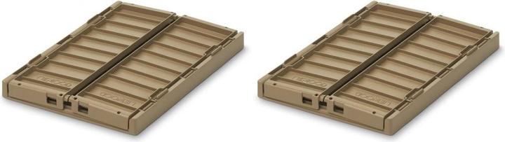 Produktbild Liewood Faltbare Aufbewahrungsboxen Weston Mini er Set Oat (18 cm, 5 l, 2x)