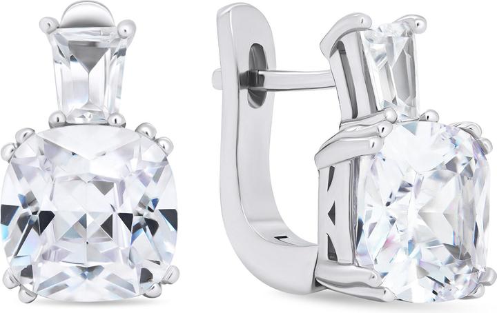 Immagine prodotto Brilio Argento - Orecchini in argento senza tempo con zirconi EA633W
