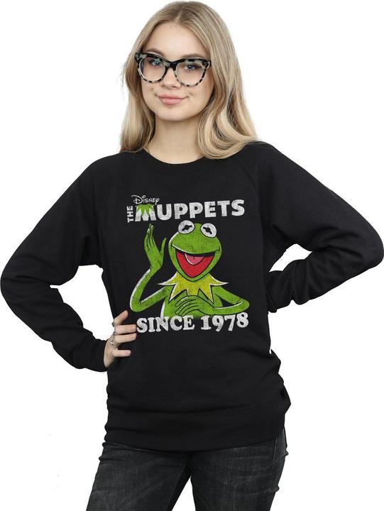 Actual product image Disney Womens/Ladies The Muppets Kermit Since 1978 Sweatshirt (L)
