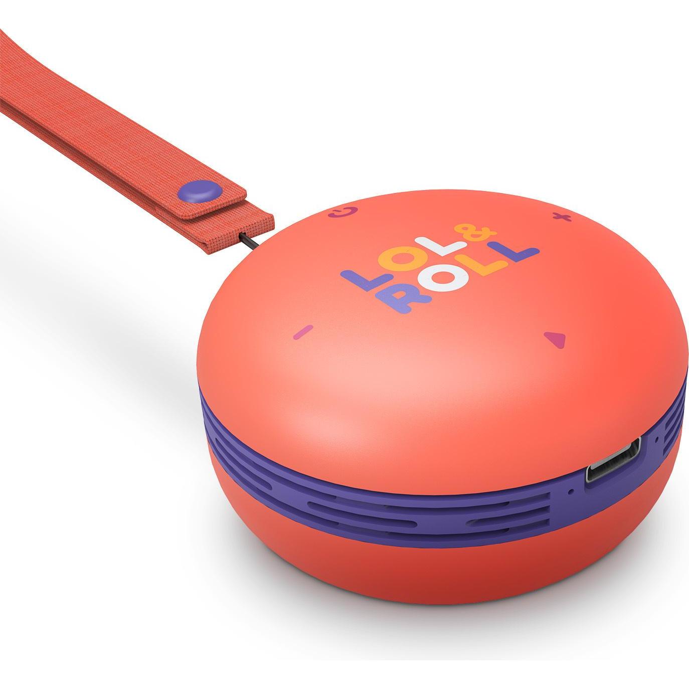 Thumbnail - Energy Sistem Lol&Roll Pop Kids Speaker Orange (3 h, Akkubetrieb), Bluetooth Lautsprecher, Orange