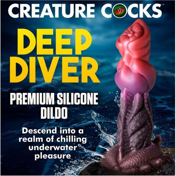 Actual product image Creature Cocks Deep Diver Silikondildo