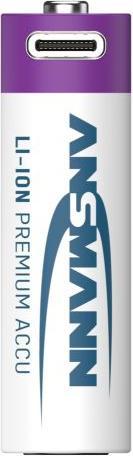 Image du produit Ansmann Batterie NiMH rechargeable Mignon AA type 2900 (min. 2650 mAh) (2 pcs, AA, 2900 mAh)