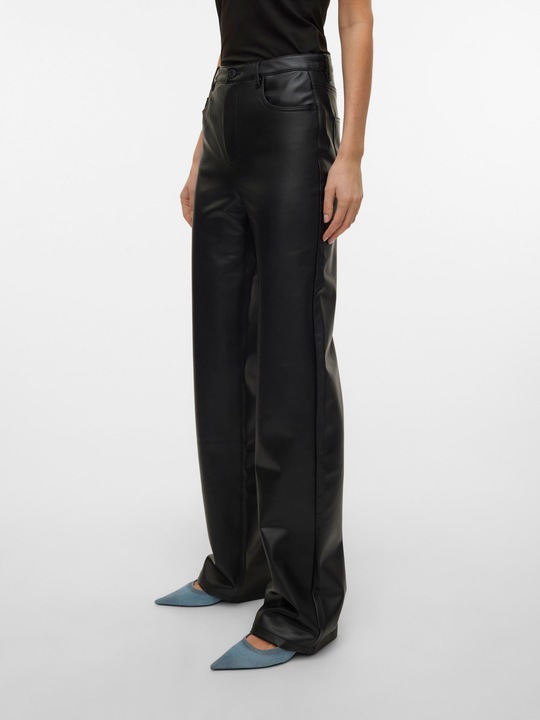 Produktbild Vero Moda VMTESSA Hohe Taille Hose Hose in Lederoptik (26)