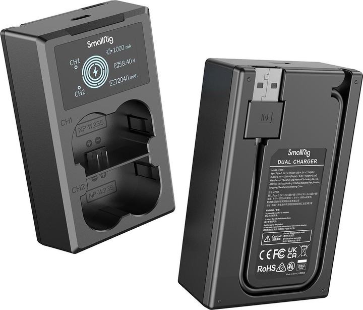 Actual product image SmallRig NP-W235 (Charger, Rechargeable battery)