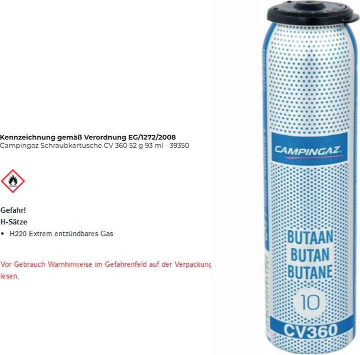 Produktbild Campingaz Cv 360