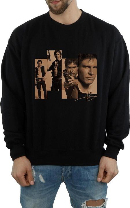 Actual product image Star Wars Mens Han Solo Photoshoot Sweatshirt (XL)