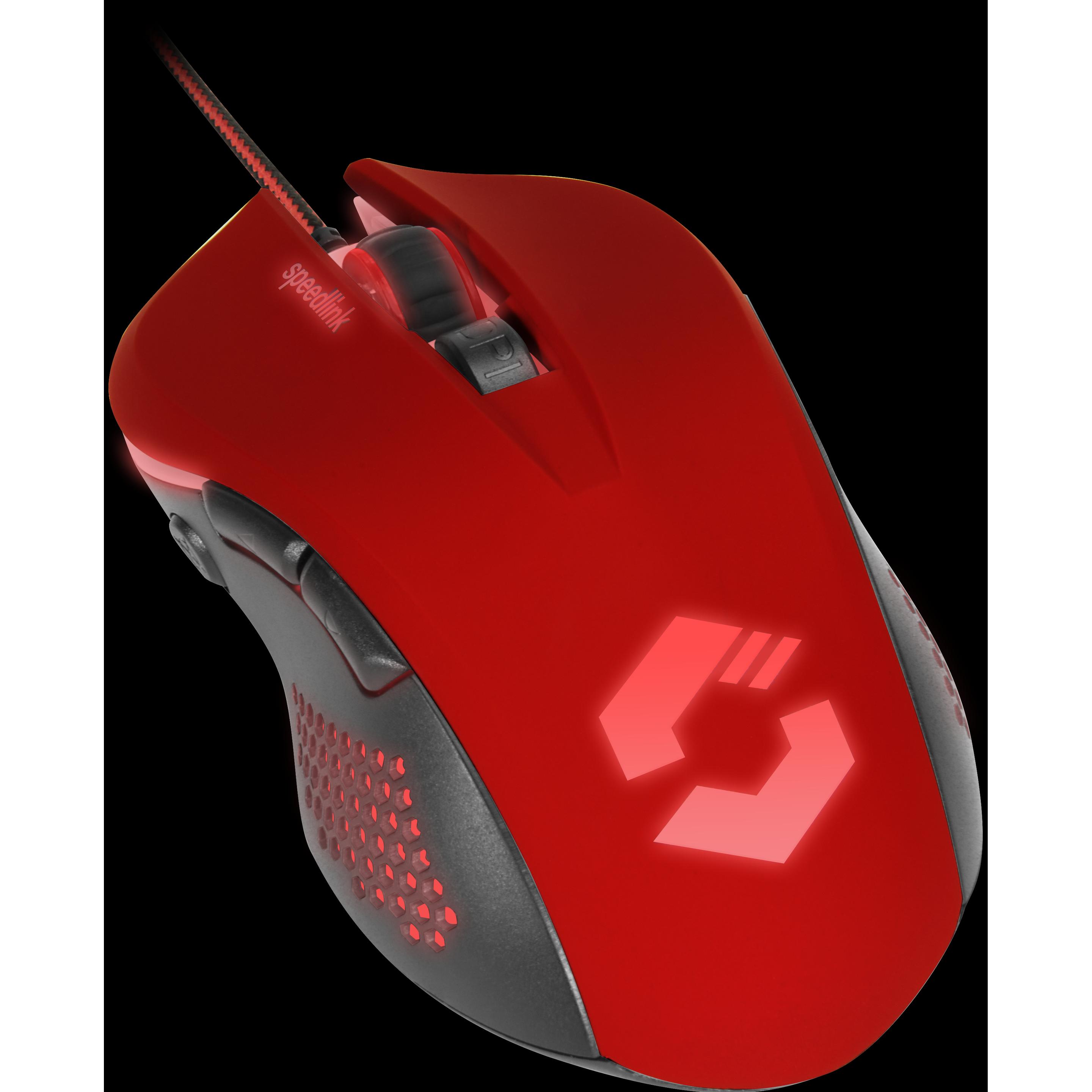 Thumbnail - Speedlink Torn (Kabelgebunden), Maus, Rot