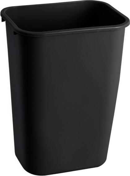 Produktbild Rubbermaid Papierkorb, 39 Liter, rechteckig, PE, schwarz (39 l)