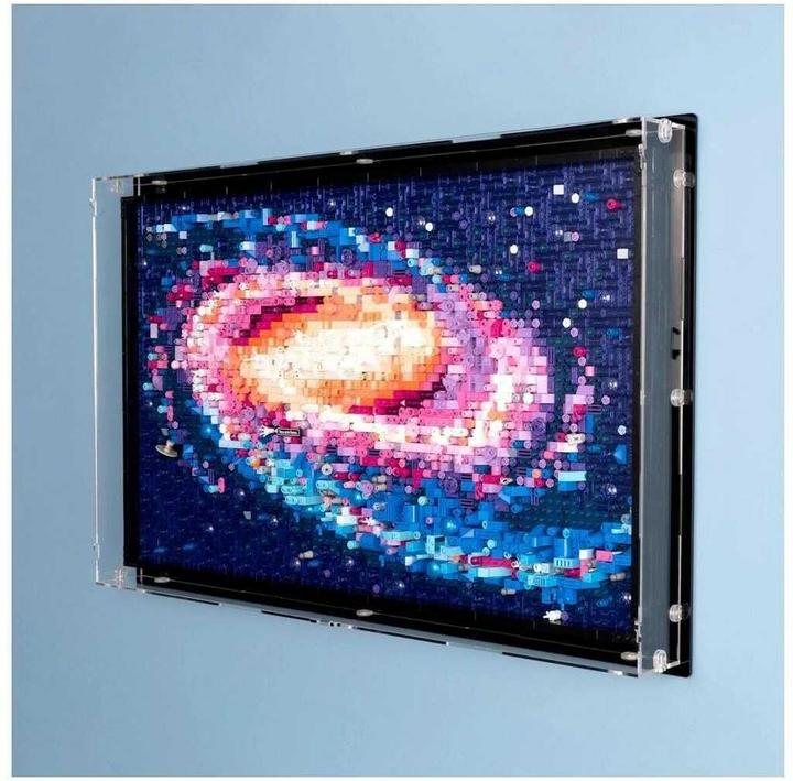 Produktbild iDisplayit Acryl-Wand-Display für LEGO 31212 Die Milchstrassen-Galaxie