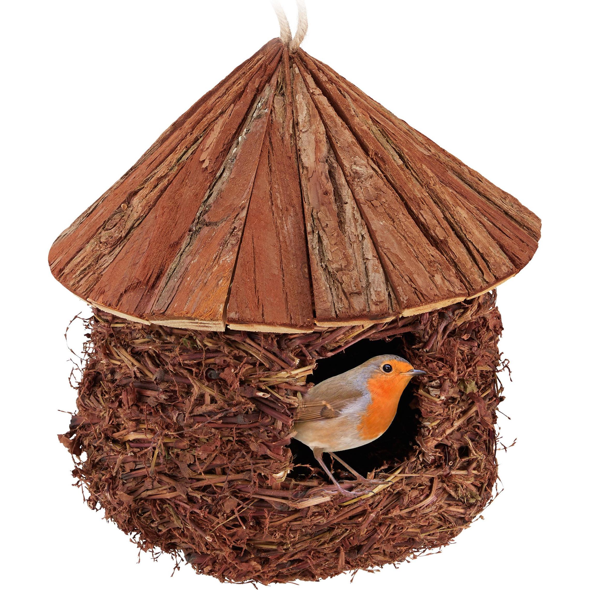 Relaxdays, Aussendekoration, Vogelnest