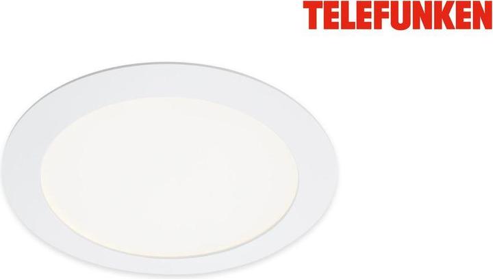 Actual product image Telefunken LED recessed light dimmable IP23 WiFi RGBW 12W 1200 lm warm white - daylight white round white (1200 lm)