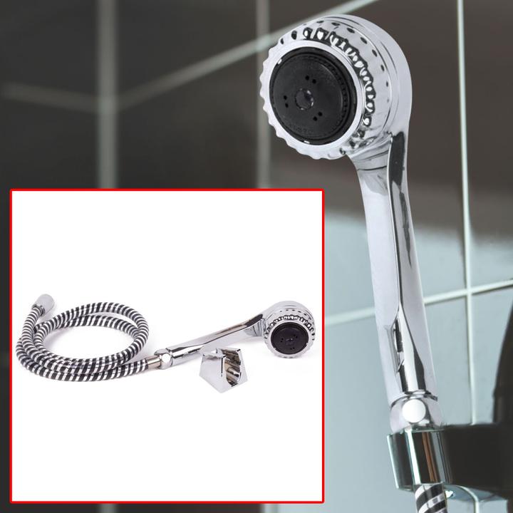 Produktbild Benson Duschkopf mit Schlauch (2 Strahlarten)