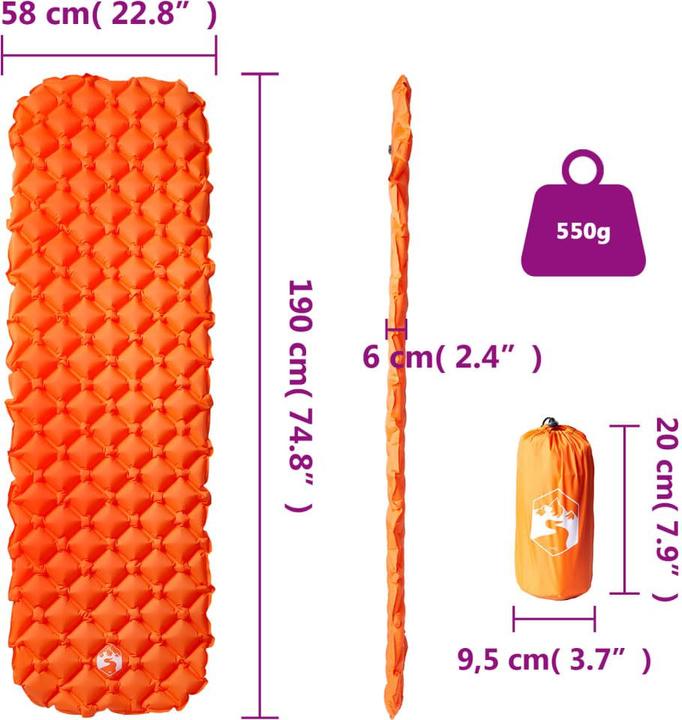 Actual product image vidaXL Isomatte