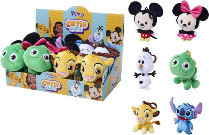 Simba Disney Cutie Cutie Clipz, 6-sort.