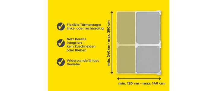 Produktbild Easymaxx Fliegengitter Teleskop (270 x 115 cm)