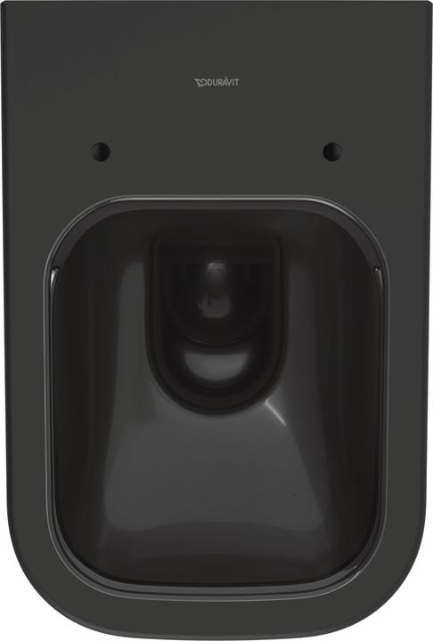 Produktbild Duravit splrandloses Tiefspl-WC Happy D.2 Plus Rimless Anthrazit matt 2222098900