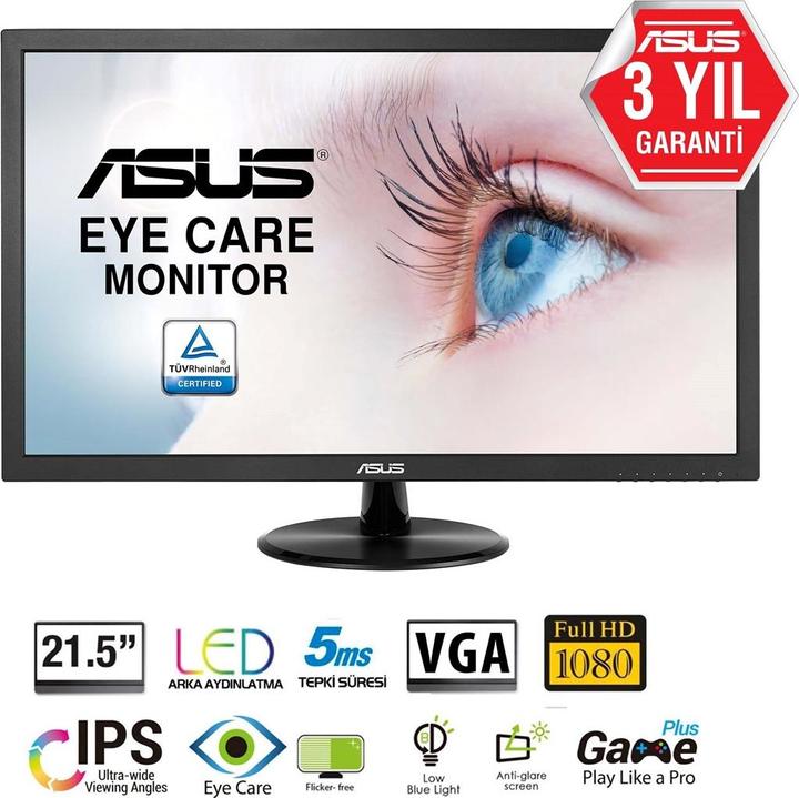 Produktbild ASUS VP228DE (1920 x 1080 Pixel, 21.50")