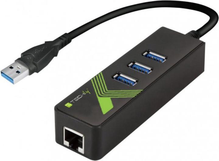 Techly IDATA-USB-ETGIGA-3U2 (USB-C, 4 ports)