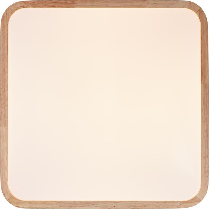 Produktbild Brilliant Tumeo LED Deckenleuchte 40x40cm holz hell/weiss (2400 lm)