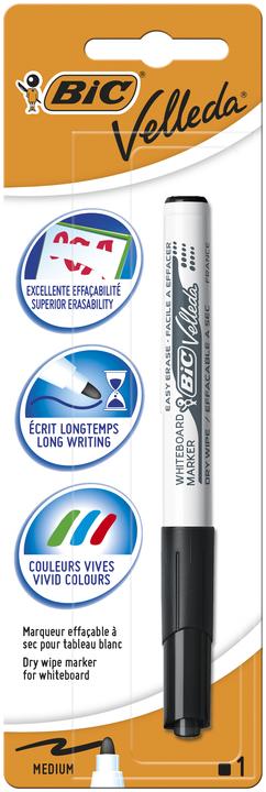 Image du produit Bic Velleda 1741 Bl 1 Noir (1x)