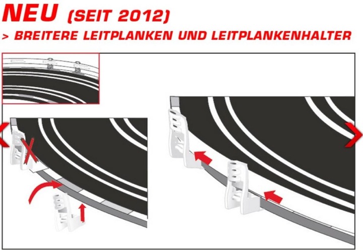 Produktbild Carrera Leitplankenset