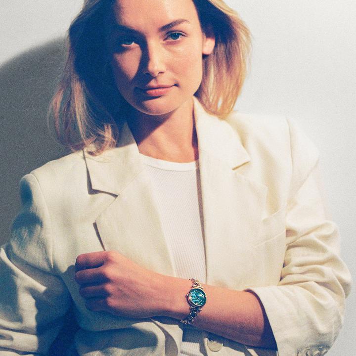 Image du produit Fossil CARLIE Dames Horloge 28 mm - Goudkleurig (28 mm)