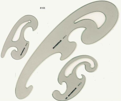 Produktbild Rumold Burmesterkurven-Satz (10 cm, Kunststoff)