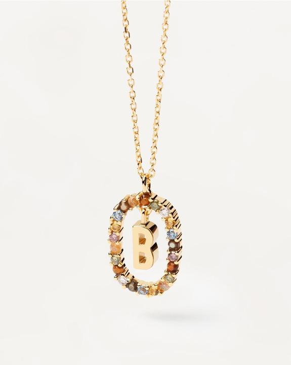 Immagine prodotto Pd Paola Nuova collana di lettere B (Argento 925, 50 cm)
