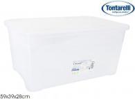 Tontarelli 43 l storage box with trans combi lid (39 cm, 43 l)