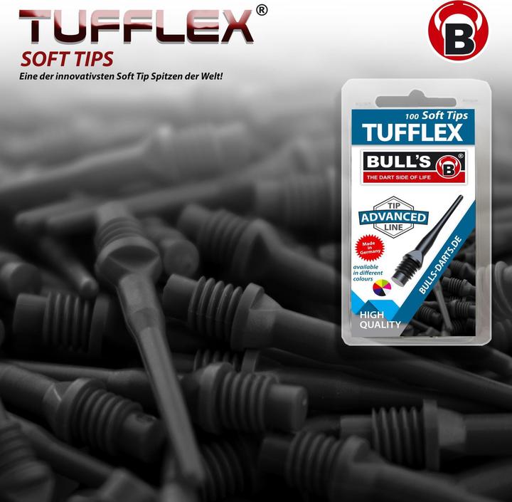 Actual product image Bull's Tufflex Soft Tips 6mm(2BA)