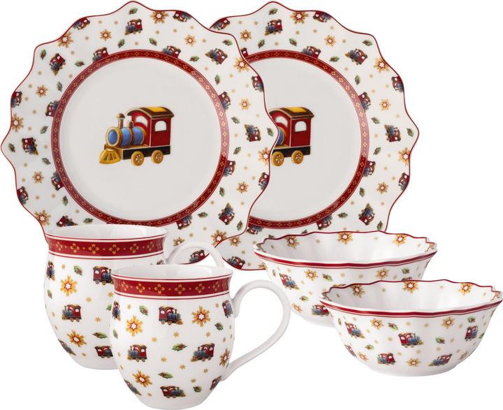 Villeroy & Boch Toy's Delight Frühstücks-Set Lokomotive (6 Stück)