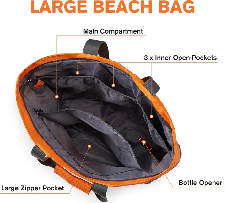 Produktbild Only-Bags.Store Familienstrandtasche & faltbare Strandtasche