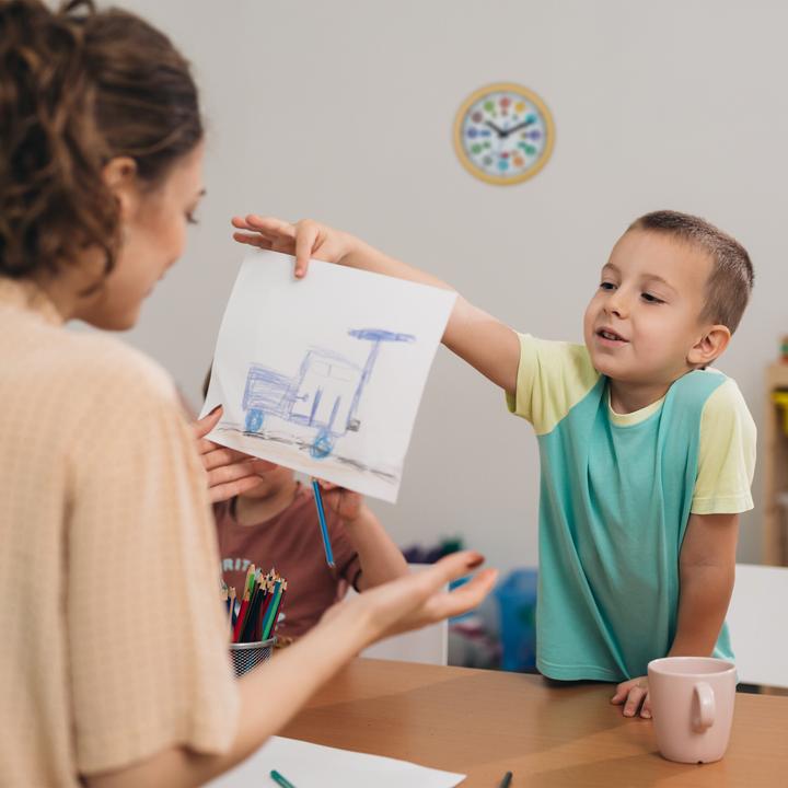 Produktbild Relaxdays Kinder-Wanduhr (30 cm)