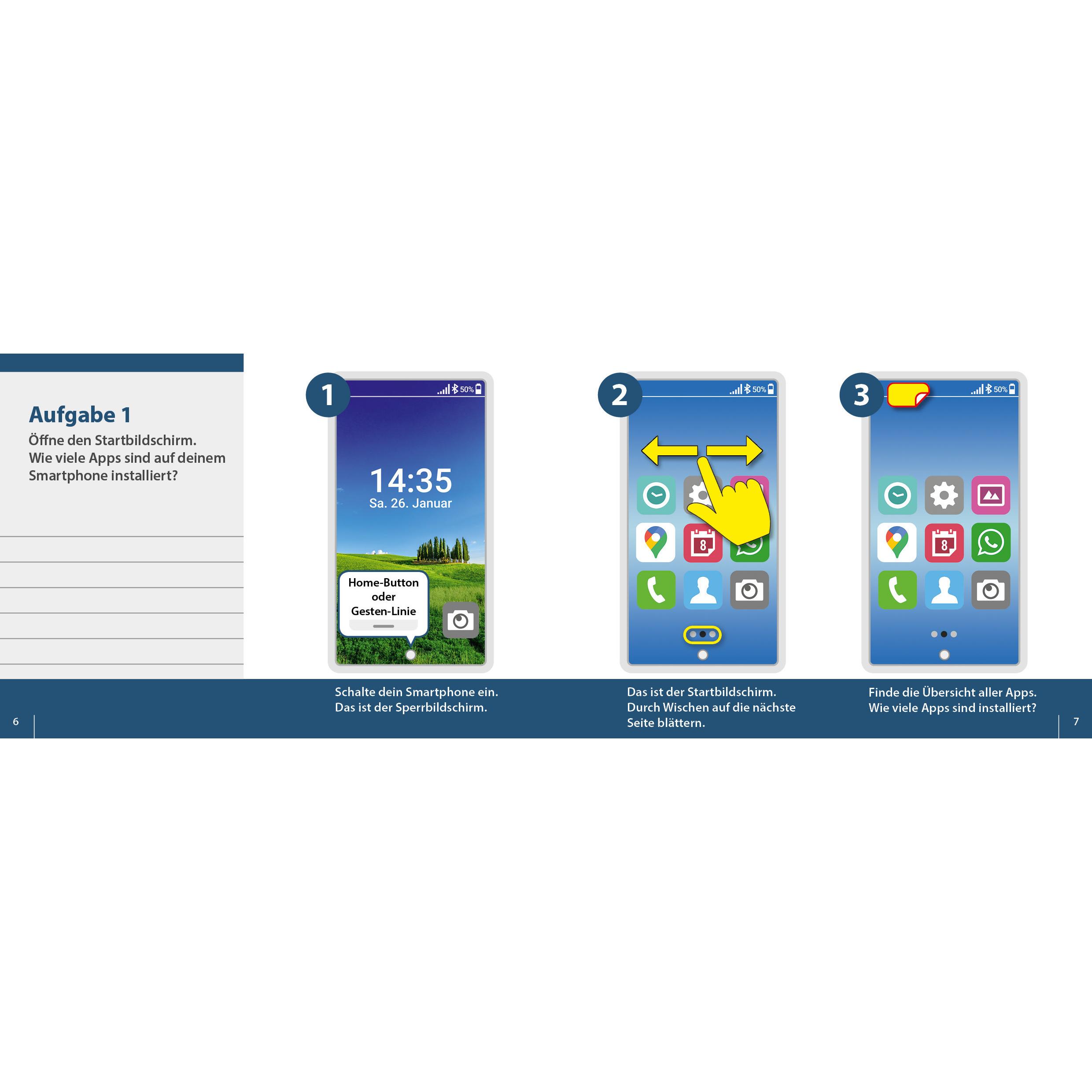 Thumbnail - Smartphonekurs für Senioren – Das Kursbuch für Android Handys, Fachbücher von Gabriele Bruckmeier