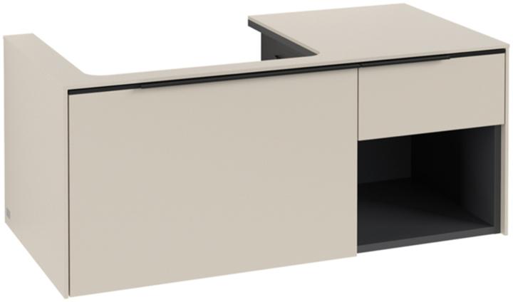 Cashmere Grey, Volcano Black