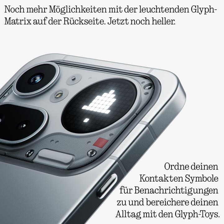 Produktbild Nothing Phone (4a) Pro (128 GB, Black, 6.83", Dual SIM, 5G)