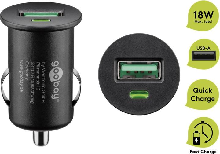 Goobay USB Car Quick Charger