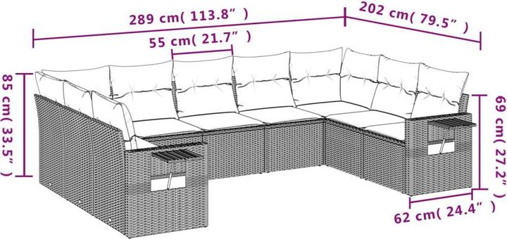 Produktbild vidaXL Nili