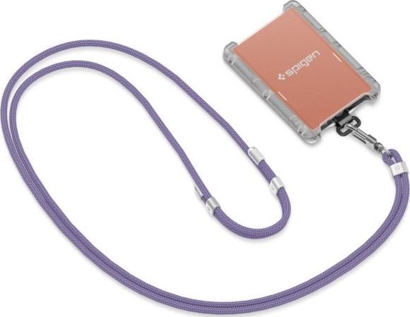 Produktbild Spigen Universal Strap Set Crossbody& Wrist zestaw smyczy do telefonu fioletowy/deep purple AFA