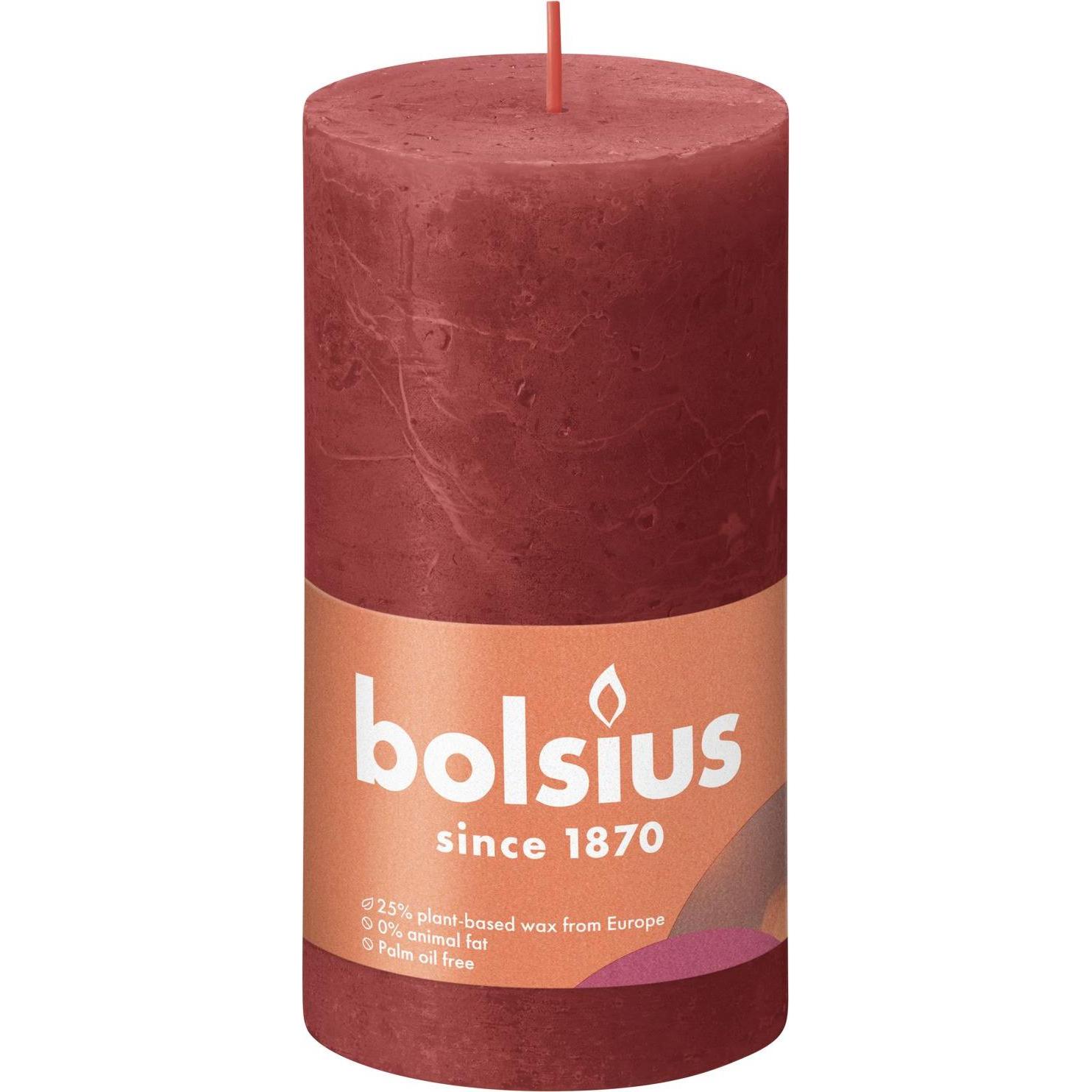 4x Bolsius, Kerzen, Stumpenkerze 'Rustiko Shine' (1 Stk.)
