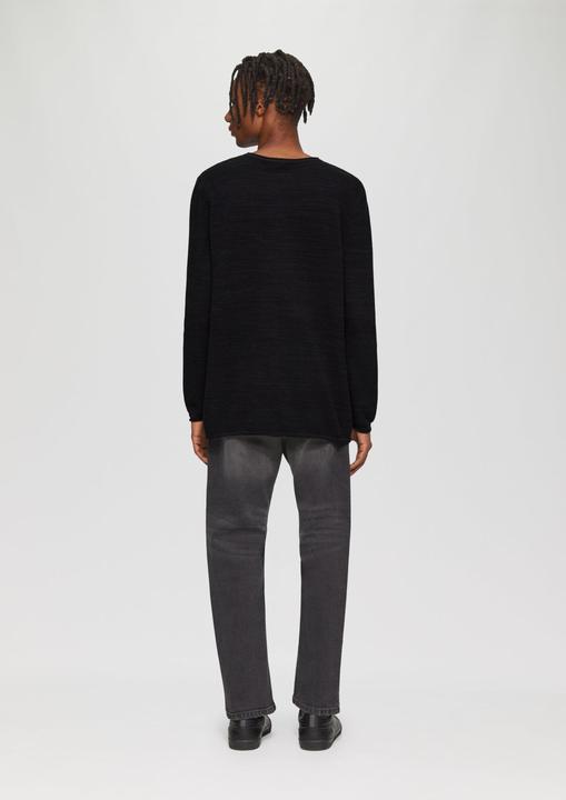 Produktbild S.Oliver Strickpullover Strickpullover in Melange-Optik (S)