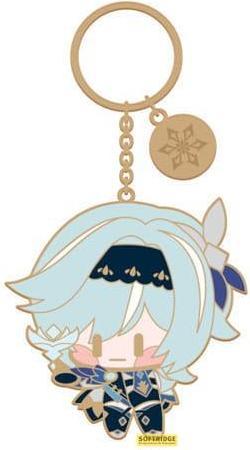 Actual product image Mihoyo Genshin Impact Character Metal Keychain Eula