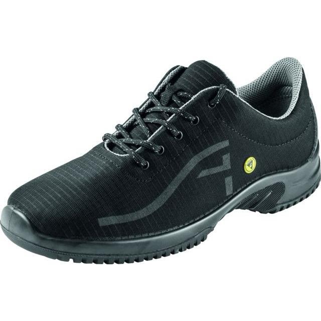 Abeba, Sicherheitsschuhe, Halbschuh 36728 O2 schwarz Gr. 46 (O2, 46)