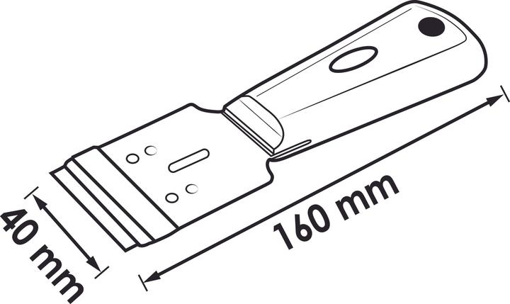 Actual product image Vigor Universal scraper