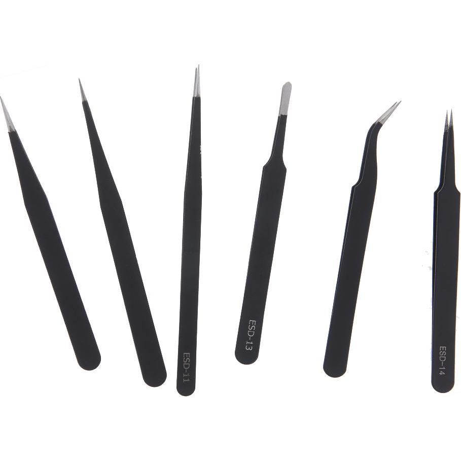 OEM, Pinzette, Set mit 6 Präzisionspinzetten