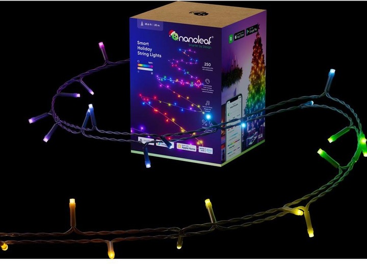 Image du produit Nanoleaf Guirlande lumineuse intelligente 250 LED 20 mètres (20 m)