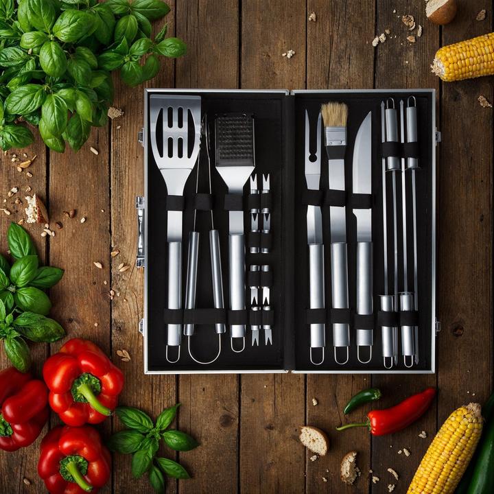 Produktbild tectake Grillbesteck