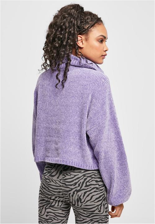 Immagine prodotto Urban Classics Maglione corto da donna con collo alto in ciniglia - 13801 (XXL)